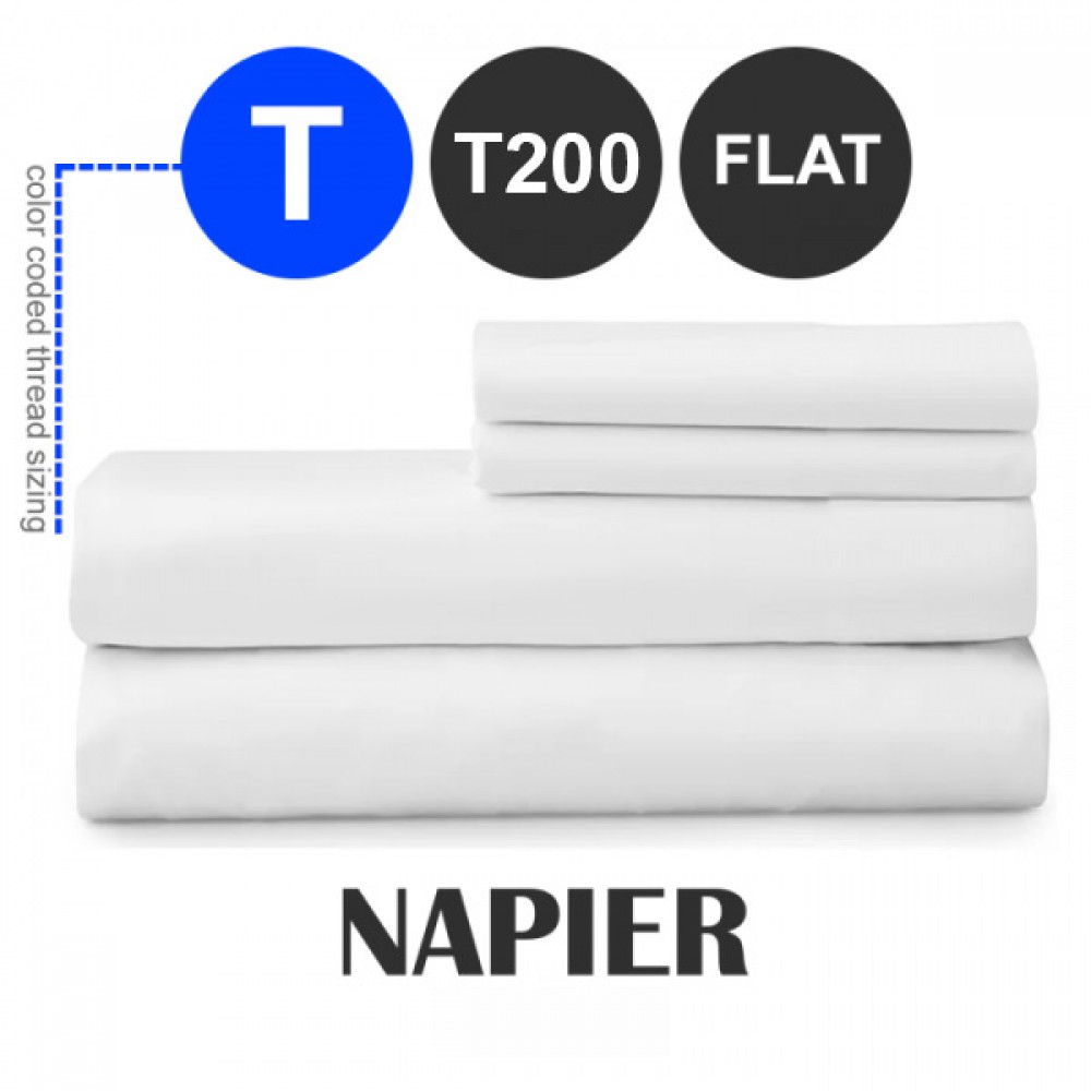 Napier T200 Flat Sheet Twin