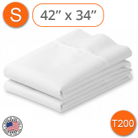 Pillow Cases Made in USA T200 Standard 42x34 inches