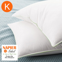 Napier Select Pillows with Green Piping King