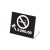 No Smoking Tabletop Sign $200 Fine Heavy Duty Plastic Black