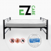 EZ Care Haven Premium 9 Inch Mattress Waterproof Bed Bug Proof  Fire Proof