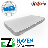 EZ Care Haven Premium 9 Inch Mattress Waterproof Bed Bug Proof  Fire Proof