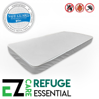 EZ Care Refuge Essential 5 Inch Mattress Waterproof Bed Bug Proof  Fire Proof