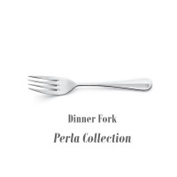 Perla Dinner Forks Cutlery Collection 18/10 Stainless Steel