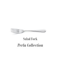 Perla Salad Forks Cutlery Collection 18/10 Stainless Steel