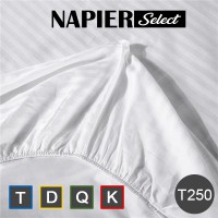Tone on Tone Fitted Sheets Stripe Napier Select