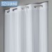 Ezee-Pzee Shower Curtains White Stripe 