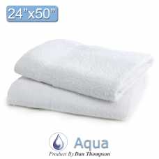 Aqua Bath Towels 24X50 Inches