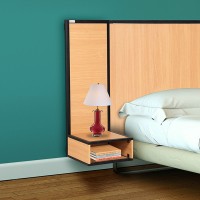 Luxur Side Panel With Floating Shelf