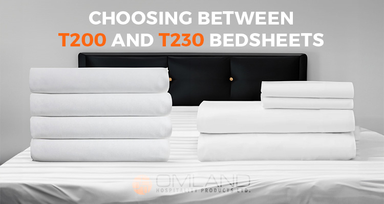Elevate Your Hotel Experience: Choosing Between T200 and T230 Bedsheets