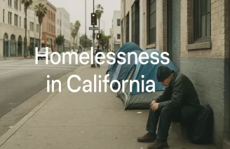 Homelessness in California USA
