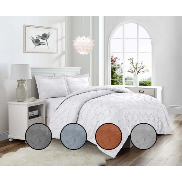 Diamond Duvet Cover Set