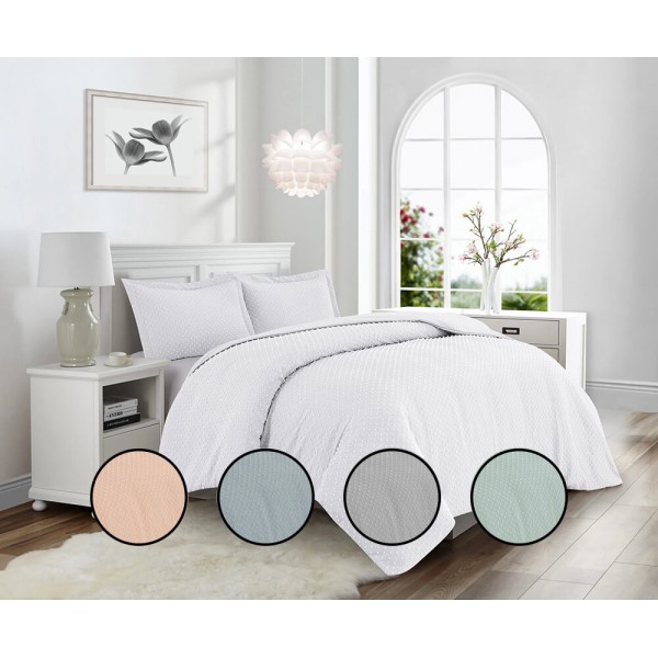 Dot Clip Duvet Cover Set