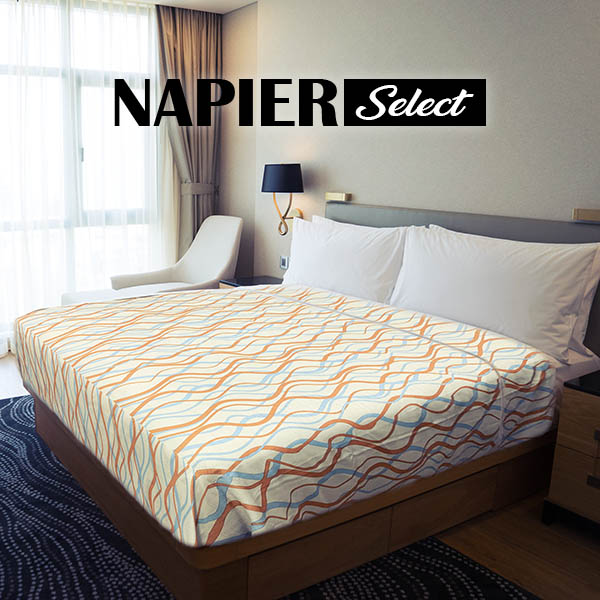 Hotel Top Sheet Napier Select Helix Pattern