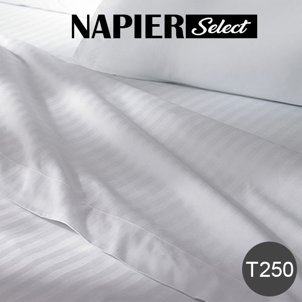 Tone on Tone Flat Sheets Stripe Napier Select