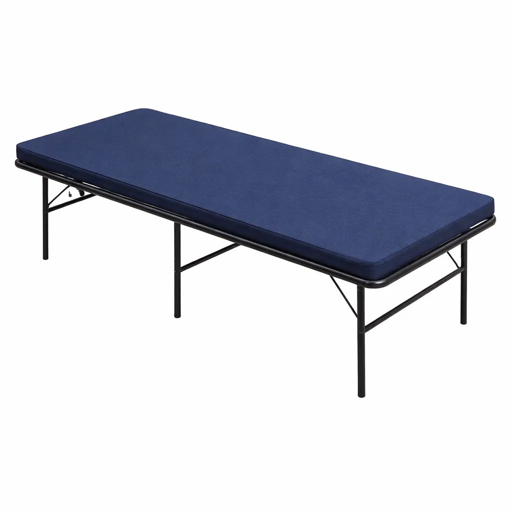 Folding cot with mattress