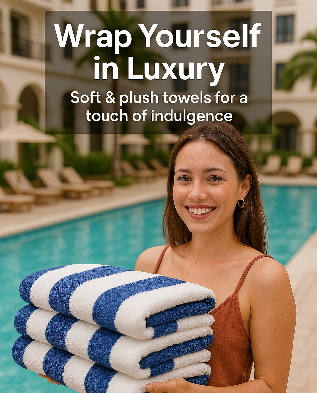 Aqua Pool Towel