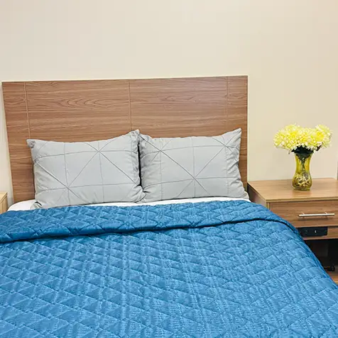 Vista Luxe Headboard and Nightstand