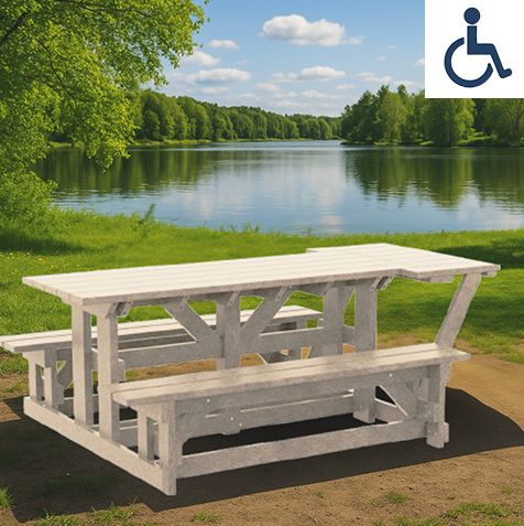 Picnic Table - Rectangular (Wheelchair Accessible)