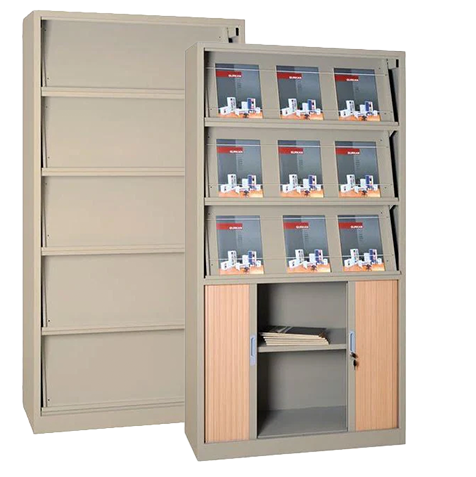 Bookcase and Magazine Cabinet
