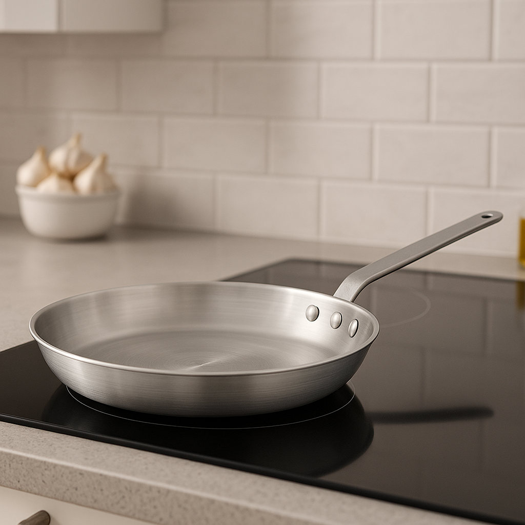 Aluminum Frypan with Aluminum Handle