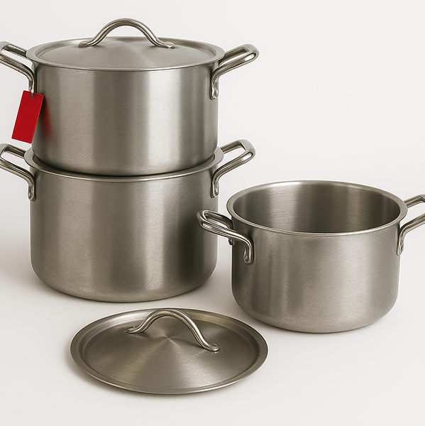 3 Piece Aluminum Pot Set
