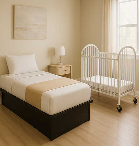 Bed Base 16″ – Studio