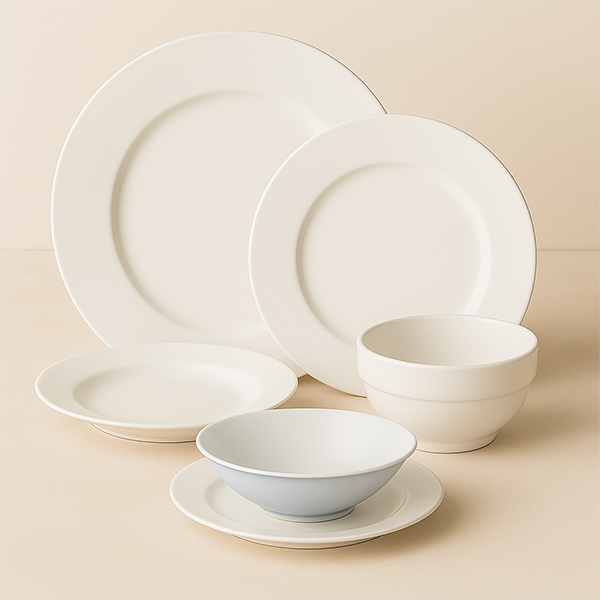 Porcelain Dinnerware - Royal White