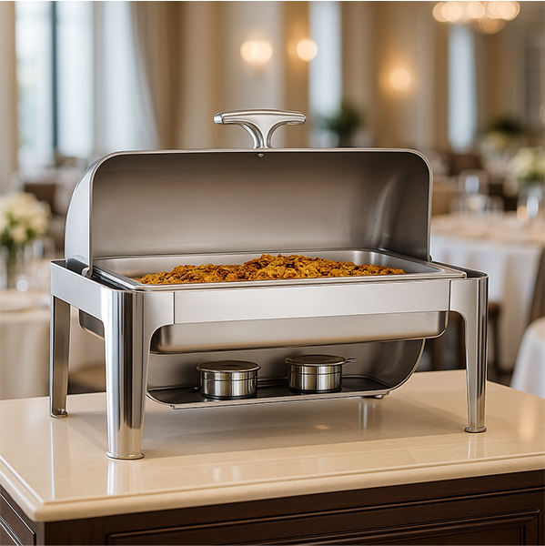 Chafing Dish with Roll top lid