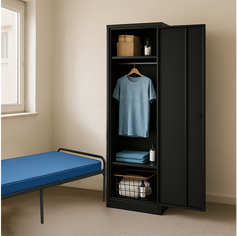 Metal Wardrobe - Single Door