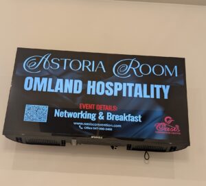 Event details Omland Hospitality