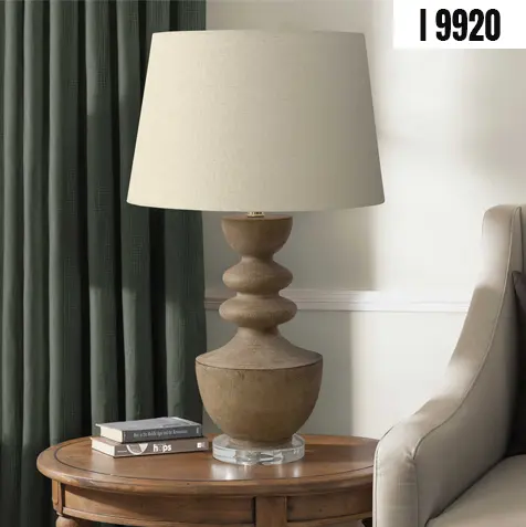 Aurelia 28" Table Lamp – Resin Base with Fabric Shade