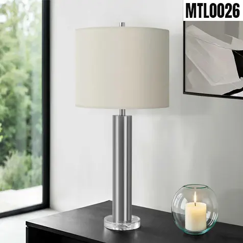 Luxe 28″ Metal Table Lamp